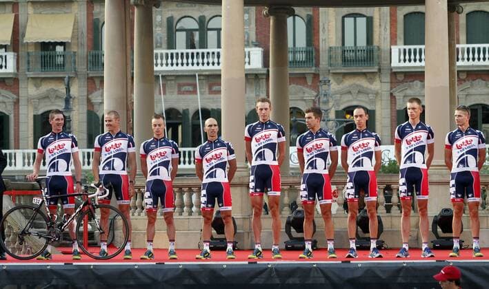 17 08 12 LOTTO PRESENTACION EQUIPOS VUELTA ESPANA 2012 PAMPLONA 