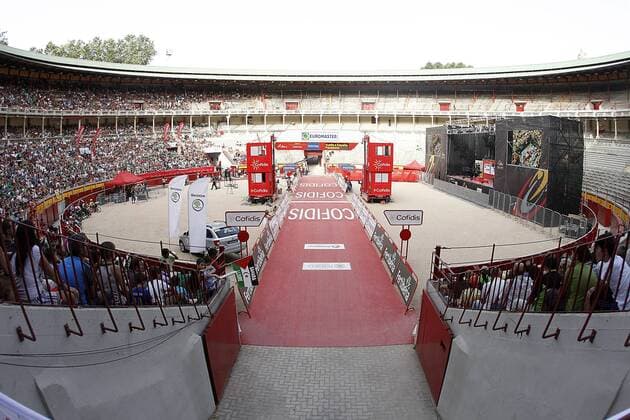 Pamplona s bullring during Special Crono Stage.August 18,2012.  (201208182640)
