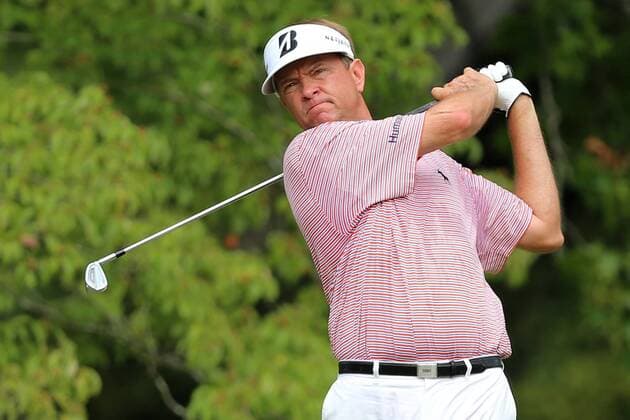18 Aug 2012: Davis Love during third round action at the the Wyndham Championship Tournament at Sedgefield Country Club, Greensboro, North Carolina. GOLF: AUG 18 PGA Golf Herren - Wyndham Championship Icon201208180473 EDITORIAL USE ONLY