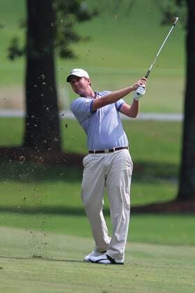 18 Aug 2012: Harris English during third round action at the the Wyndham Championship Tournament at Sedgefield Country Club, Greensboro, North Carolina. GOLF: AUG 18 PGA Golf Herren - Wyndham Championship Icon201208180606 EDITORIAL USE ONLY