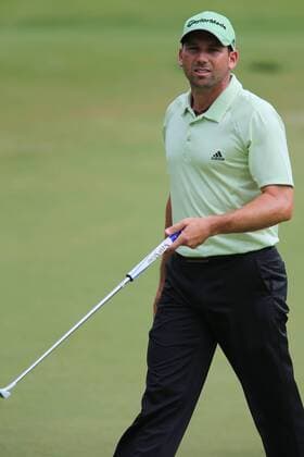 18 Aug 2012: Sergio Garcia during third round action at the the Wyndham Championship Tournament at Sedgefield Country Club, Greensboro, North Carolina. GOLF: AUG 18 PGA Golf Herren - Wyndham Championship Icon201208180586 EDITORIAL USE ONLY