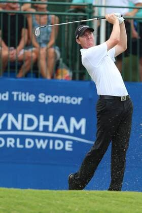 18 Aug 2012: Jimmy Walker during third round action at the the Wyndham Championship Tournament at Sedgefield Country Club, Greensboro, North Carolina. GOLF: AUG 18 PGA Golf Herren - Wyndham Championship Icon201208180767 EDITORIAL USE ONLY