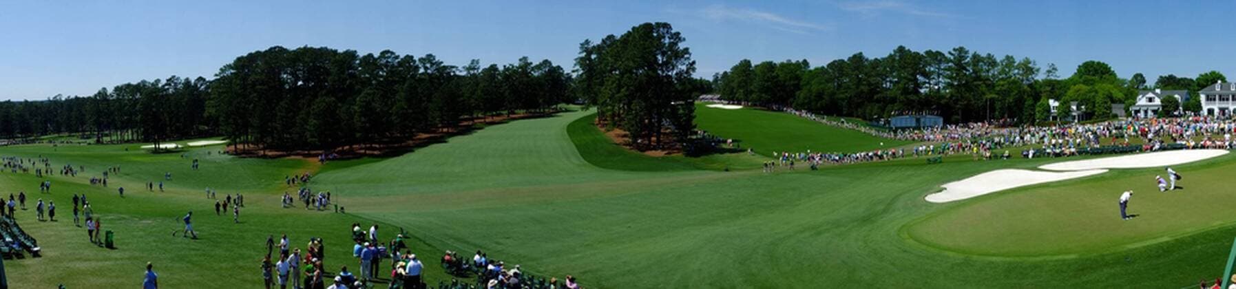 April 08, 2012 - Augusta, Georgia, U.S. - The 9th green is seen during the final round of The Masters at the Augusta National Golf Club. Augusta National Admits Two Women Members - ZUMAm67