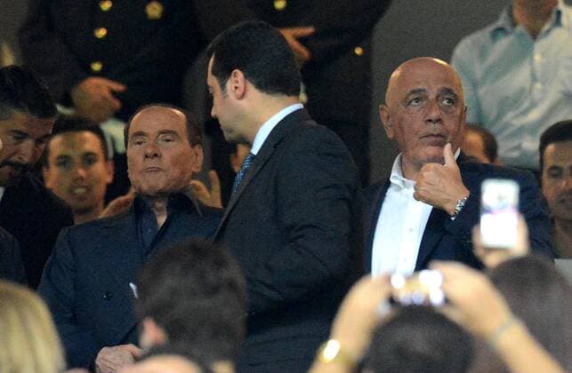 Trofeo Berlusconi AC Milan - Juventus Turin silvio berlusconi, adriano galliani xHOCHxZWEIx xItalyxPhotoxPressx 