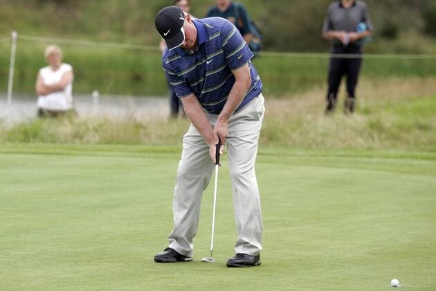 25.08.2012 Gleneagles, Scotland. Richard FINCH in action during day three of the Johnnie Walker Championship from Gleneagles Golf Course. xIanxBuchanx  ActionPlus11320634