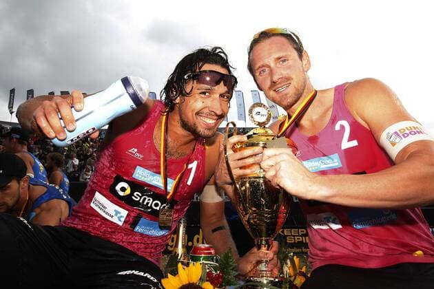 Beachvolleyball: Deutsche smart Beach-Volleyball Meisterschaften, Jonathan Erdmann, Kay Matysik xHOCHxZWEIx xPhilippxSzyzax