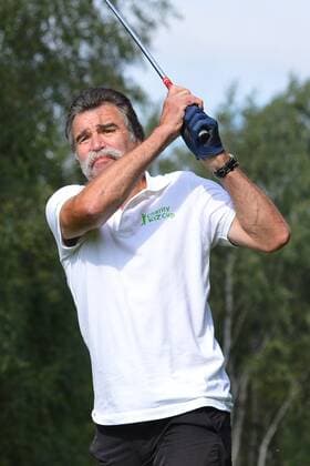 Heiner BRAND beim Charity KiZ Cup in Zwickau