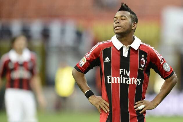 Milano 26 08 2012 - serie A AC Milan - Sampdoria Genua -- Robinho 