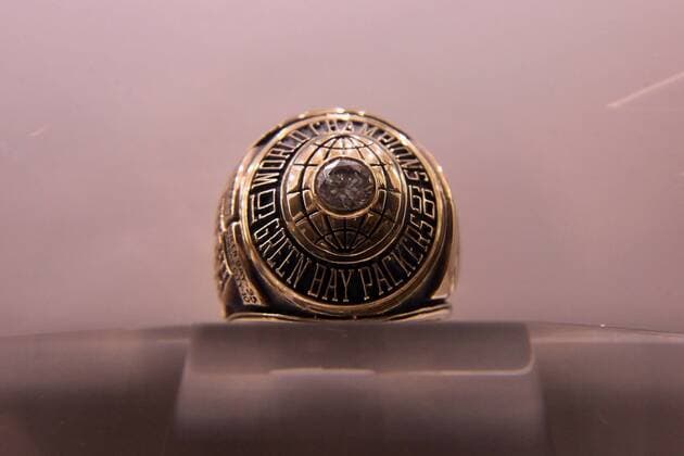 Super Bowl Ringe der einzelnen Siegerteams: I Green Bay Packers - 1966