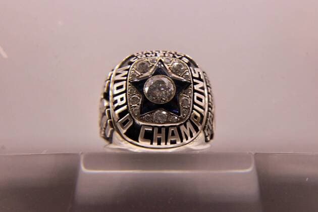 Super Bowl Ringe der einzelnen Siegerteams: VI Dallas Cowboys -1971