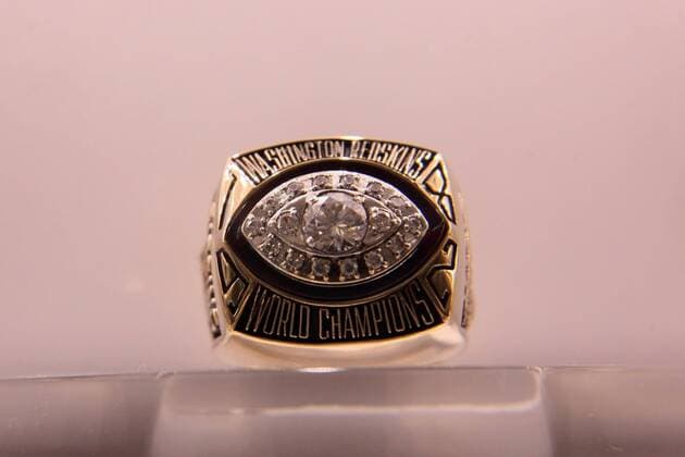 Super Bowl Ringe der einzelnen Siegerteams: XVII Washington Redskins - 1982
