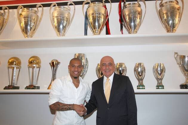 NIGEL DE JONG und ADRIANO GALLIANI - AC Mailand