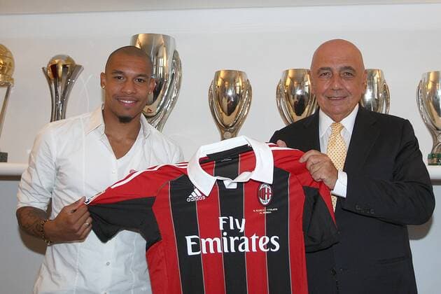 NIGEL DE JONG und ADRIANO GALLIANI - AC Mailand