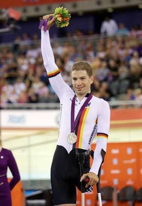 London Paralympics 2012 Fahrrad Herren Einzel Verfolgung Klasse C2 Tobias Graf ( GER Silbermedaille )