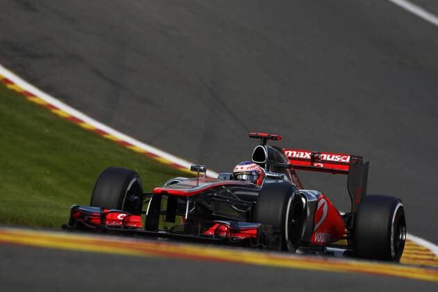 Motorsports: FIA Formula One World Championship 2012, Grand Prix of Belgium, 3 Jenson Button (GBR, Vodafone McLaren Mercedes), xHOCHxZWEIx