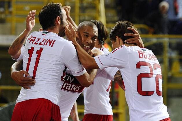 Bologna 01 09 2012 - FC Bologna - AC Milan: Torjubel Giampaolo Pazzini 