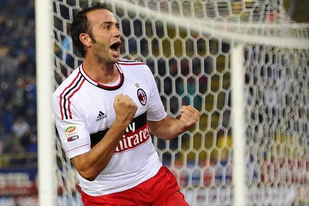 Bologna 01 09 2012 - FC Bologna - AC Milan: Torjubel Giampaolo Pazzini 