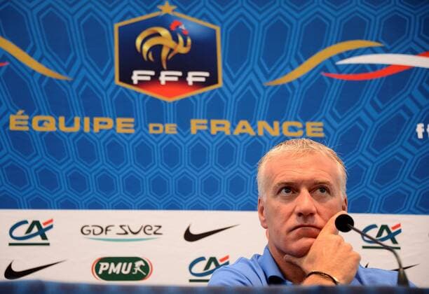 Didier DESCHAMPS - Pressekonferenz Nationalteam Frankreich - 03 09 2012 xAnthonyBIBARD FEPx 