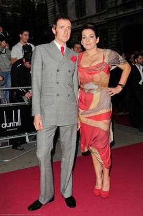 Bradley Wiggins und seine Ehefrau Catherine Wiggins bei der Verleihung der GQ Men of the Year Awards 2012 am 04.09.2012 in London GQ Men of the Year Awards 2012, London 