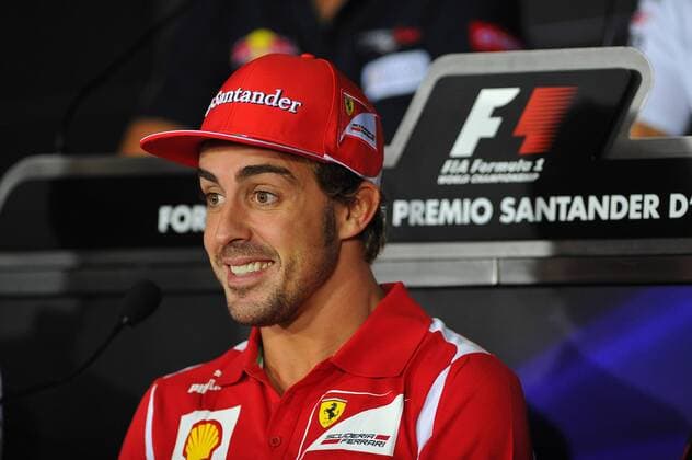 06.09.2012- Press conference, Fernando Alonso (ESP) Scuderia Ferrari F2012 Italian Grand Prix, Monza Monza 6. September 