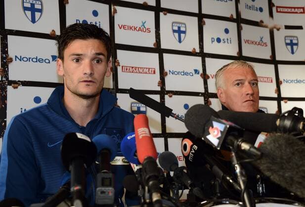 Didier DESCHAMPS - Hugo LLORIS - Frankreich - Helsinki, 06 09 2012 AnthonyBIBARDFEP 