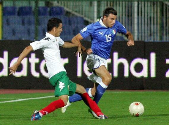 07.09.2012 Sofia(Bulgaria) Bulgaria-Italy FIFA World Cup Brazil 2014 qualifiers men s football Andrea Berzagli(r) Italy and (L) : 