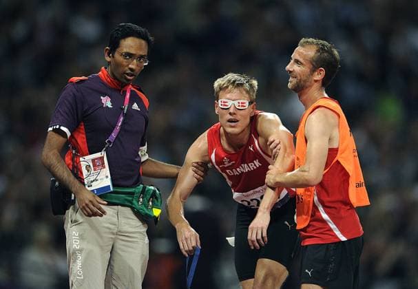 UK=07-09-2012: Paralympic Games, London 2012: Athletics. Michael Krarup Andersen (DEN), 5000 m 