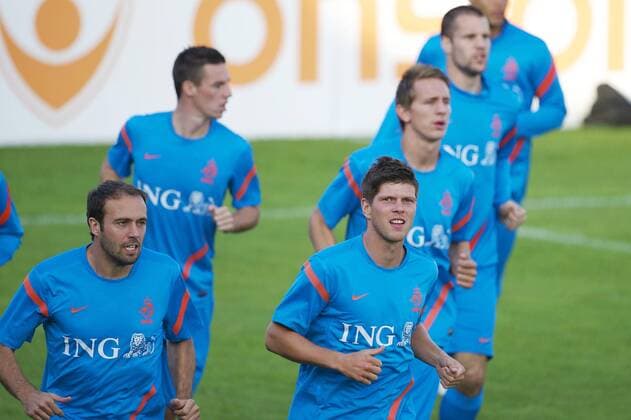 Klaas Jan Huntelaar of Holland Training session Dutch team Training Qualifying 2012 2013 xVIxWillemxJanxDijkdrentxIVx 1138385