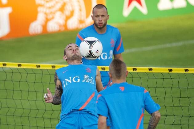 Wesley Sneijder of Holland Training session Dutch team Training Qualifying 2012 2013 xVIxWillemxJanxDijkdrentxIVx 1138392
