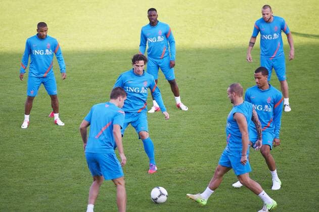 Daryl Janmaat of Holland Training session Dutch team Training Qualifying 2012 2013 xVIxWillemxJanxDijkdrentxIVx 1138466