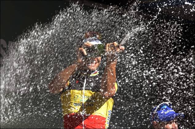 Podium : Tom Boonen (BEL) - Omega pharma Quickstep CYCLISME : Paris Bruxelles - 08 09 2012 PhotoNews Panoramic 