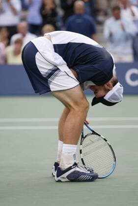September 7, 2003: Andy Roddick (USA) during the 2003 Mens Finals Match at the US Open in Arthur Ashe Stadium at the Billie Jean King Tennis Center in Flushing, New York. Icon3302003090707 EDITORIAL USE ONLY