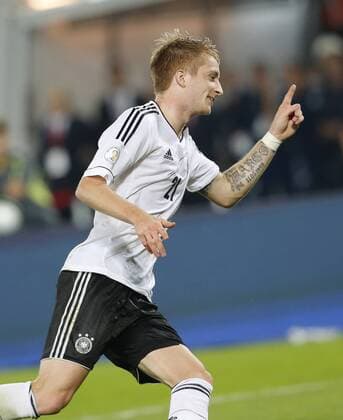 Fussball, FIFA, WM Qualifikationsspiel vorrunde, Österreich vs Deutschland, 11.09.2012, Ernst Happel Stadion Wien Marco Reus Torjubel