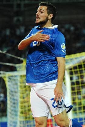 Mattia Destro (Italia) 11 09 2012 Modena Football Calcio 2012 2013 Qualificazioni Mondiali Italia vs Malta