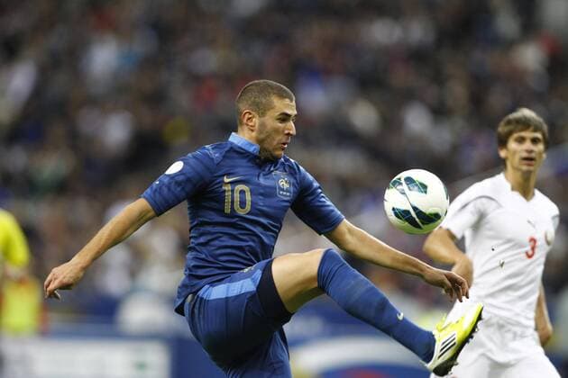 Karim Benzema (France) FOOTBALL : France vs Belarus - WM Qualifikation - 11 09 2012 GwendolineLeGoff Panoramic 