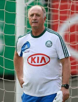 O tecnico Luiz Felipe Scolari (Felipao) S.E. Palmeiras Sao Paulo Training. x(5)xCesarxGrecox xFotoarenax  (11669) Treino do Palmeiras