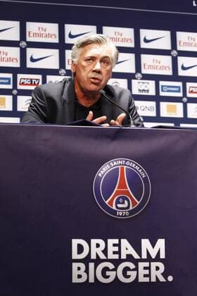 Carlo Ancelotti (Trainer PSG) - Pressekonferenz - Neuzugang bei Paris Saint Germain PSG - 13 09 2012 GwendolineLeGoff Panoramic 