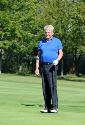 Dietmar Hopp (SAP Mäzen TSG 1899 Hoffenheim) beim Charity Golfturnier zugunsten der Aktion Kinderträume am 14.09.2012 im Golf Club St. Leon Rot in Baden-Württemberg Golf Charity Aktion Kinderträume St Leon Rot, 2012 