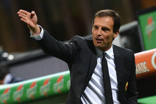 Massimiliano Allegri Allenatore del Milan Milano 15 9 2012 Stadio Giuseppe Meazza San Siro Football Serie A 2012 2013, AC Mailand - Atalanta Bergamo. andreaxstaccioli