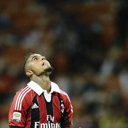 Mailand, 15.09.2012 - Serie A 2012 2013 - AC Milan vs Atalanta Bergamo 0:1 - Kevin-Prince Boateng 