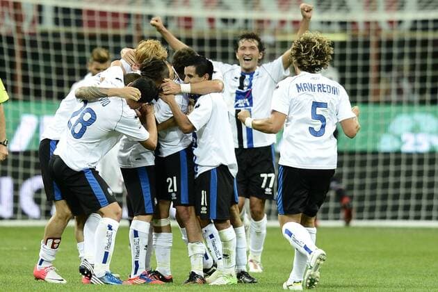 Mailand, 15.09.2012 - Serie A 2012 2013 - AC Milan vs Atalanta Bergamo 0:1 - Luca Cigarini 