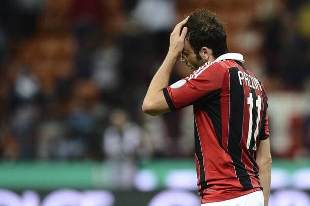 Mailand, 15.09.2012 - Serie A 2012 2013 - AC Milan vs Atalanta Bergamo 0:1 - Giampaolo Pazzini 