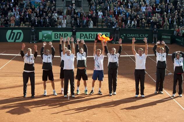 DavisCup 2012 in Hamburg GER_AUS Das Deutsche Team in Hamburg Â