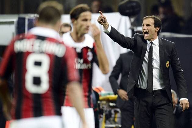 Champions League AC Milan - RSC Anderlecht Massimiliano Allegri 