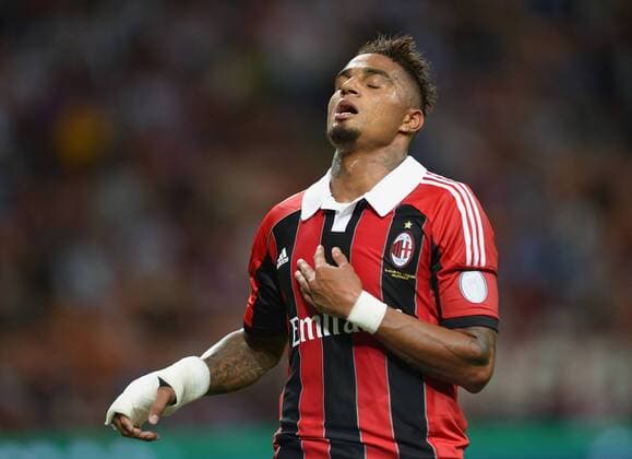FUSSBALL INTERNATIONAL SERIE A SAISON 2012 2013 AC Mailand - Atalanta 15.09.2012 Kevin Prince Boateng (AC Mailand) 