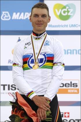 Tony Martin ( Allemagne ) Medaille d or CYCLISME : Championnat du monde - Course contre la montre hommes - Valkenburg - Pays Bas - 19 09 2012 PhotoNews Panoramic 