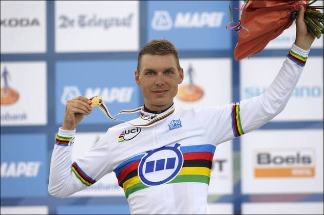 Tony Martin ( Allemagne ) Medaille d or CYCLISME : Championnat du monde - Course contre la montre hommes - Valkenburg - Pays Bas - 19 09 2012 PhotoNews Panoramic 