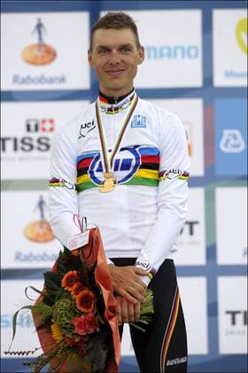 Tony Martin ( Allemagne ) Medaille d or CYCLISME : Championnat du monde - Course contre la montre hommes - Valkenburg - Pays Bas - 19 09 2012 PhotoNews Panoramic 