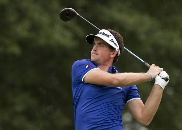 September 20, 2012: Keegan Bradley from the tee on the fifth hole during the first round of the FedEx Cup - The Tour Championship at East Lake Golf Club in Atlanta, Georgia. GOLF: SEP 20 PGA Golf Herren - TOUR Championship by Coca-Cola Icon21012092005 EDITORIAL USE ONLY