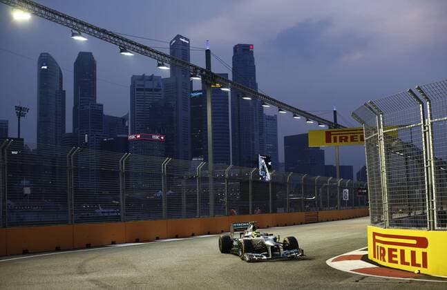 Motorsports: FIA Formula One World Championship 2012, Grand Prix of Singapore, 8 Nico Rosberg (GER, Mercedes AMG Petronas F1 Team), xHOCHxZWEIx